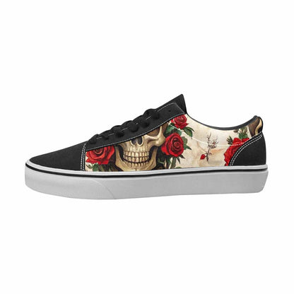 WOMEN'S Skulls Canvas Unique Print Y2K Custom Kicks