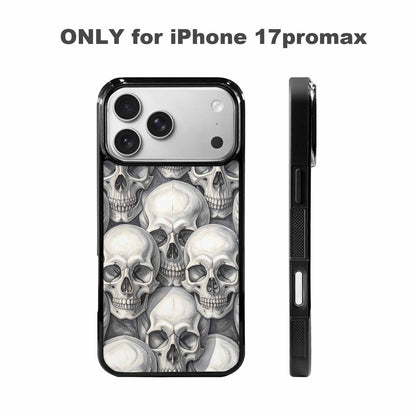 iPhone 17 Pro Max Case — Skull Dark Art Gothic Print Gothic, Custom Designed Case Cover