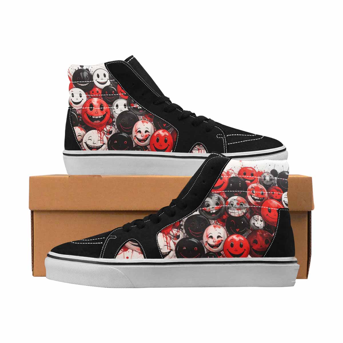 MEN'S Melting Moon Smiley Red And I Ferion