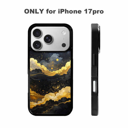 iPhone 17 Pro Case — Seamless Repeating Pattern Of Overlapping Galaxy, Personalized Phone Case