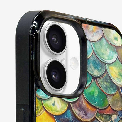 iPhone 16 Case — Reptile Scale Full Color Vibrant Reptile, Custom Printed Phone Case