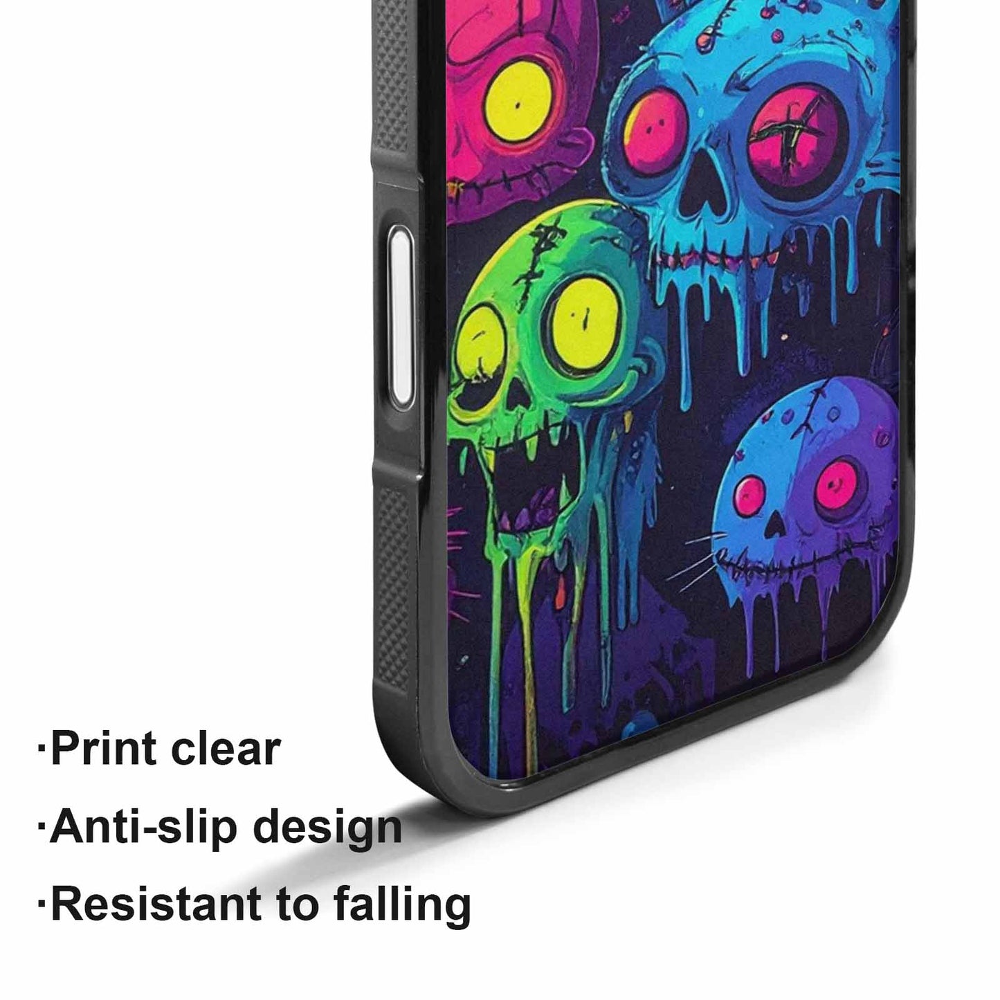 iPhone 17 Case — Mixed Toxic Glow Creature Cartoon Cute, Original Design Phone Case