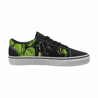 WOMEN'S Reptile Scale Lace-Up Canvas Y2K Custom Shoes