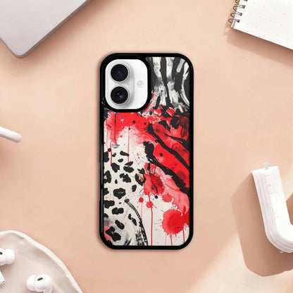iPhone 17 Case — Animal Print (black &amp; Animal Print, Custom Printed Phone Case