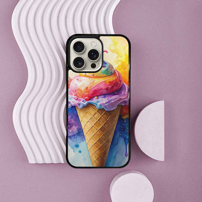 iPhone 16 Pro Max Case — Melting Icecream Collage, Unique Phone Case Design