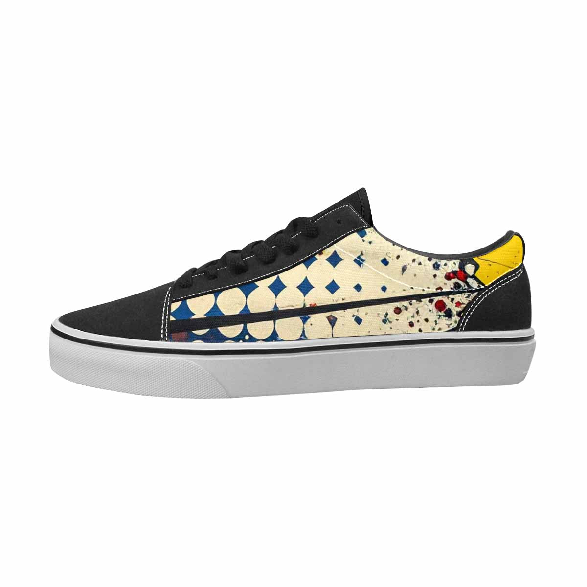 MEN'S Comic Pop Art Canvas Bold Print Wallpaper Art Limited Edition Sneakers
