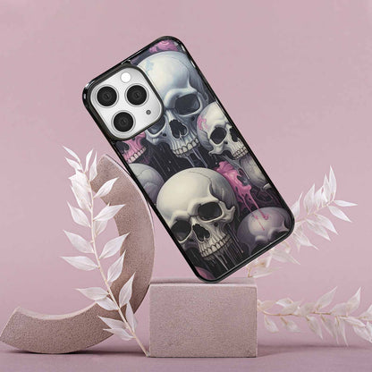 iPhone 15 Pro Max Case — Dark Black And White Color Tone, Personalized Phone Case