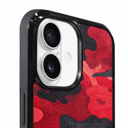 iPhone 17 Case — Tactical Camo Red Black Custom Camo, Custom Made Phone Cover