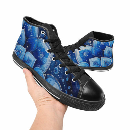 MEN'S Boho Mandala High Top Canvas Y2K Custom Shoes