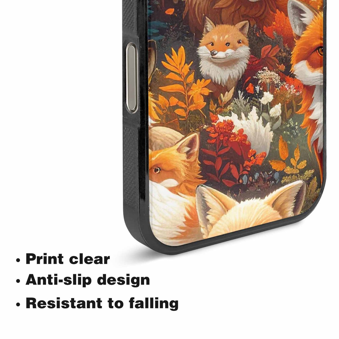 iPhone 16 Pro Max Case — Fox Forest Fox Forest Pattern Hundreds, Unique Phone Case Design