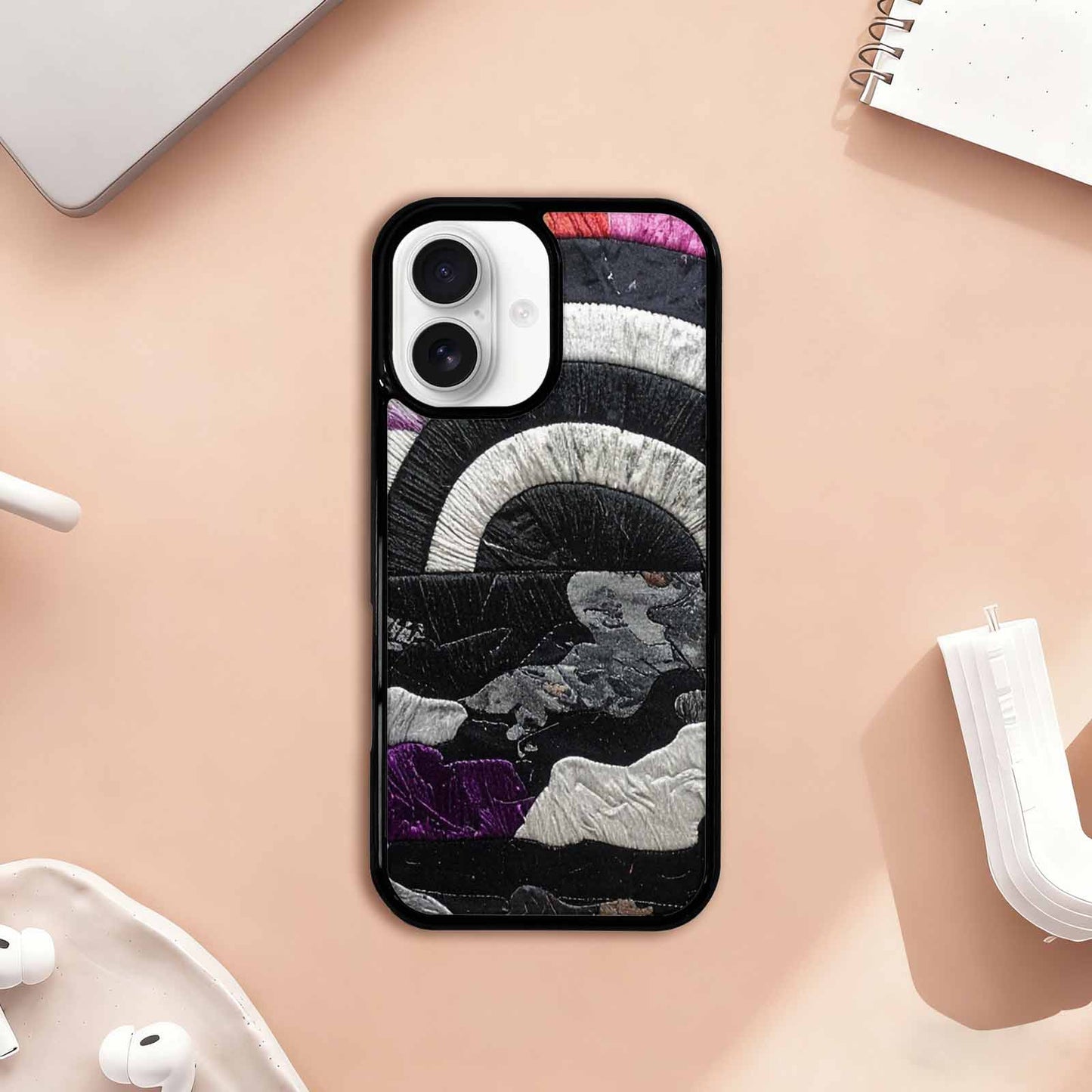 iPhone 17 Case — Vivid Camo Asexual Camo, Custom Art Phone Cover