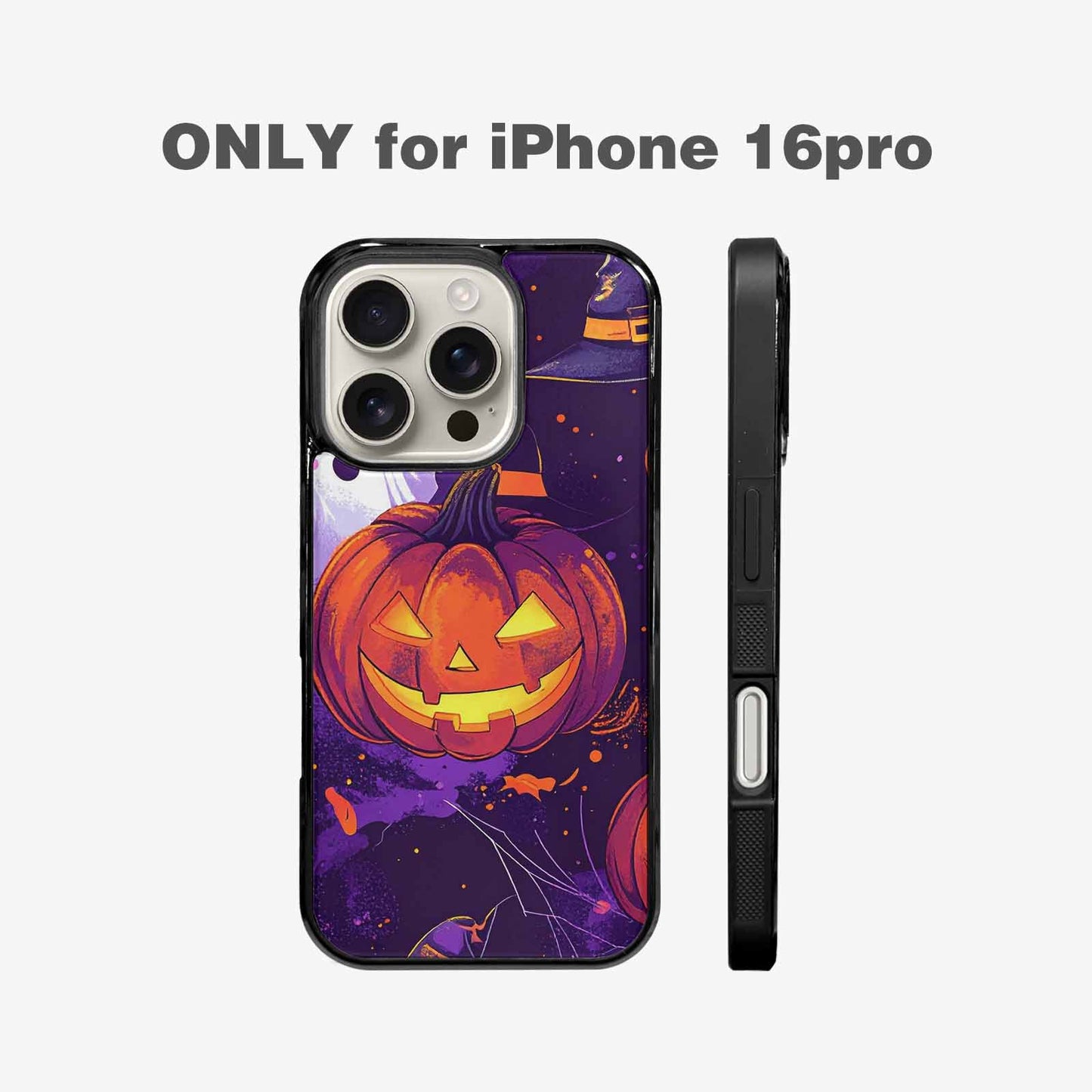 iPhone 16 Pro Case — Halloween Art Print Edge To Edge, Original Design Phone Case