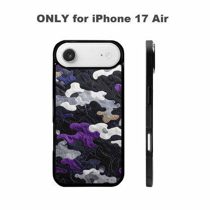 iPhone 17 Air Case — Vivid Camo Asexual Pride Camo, Custom Art Phone Cover