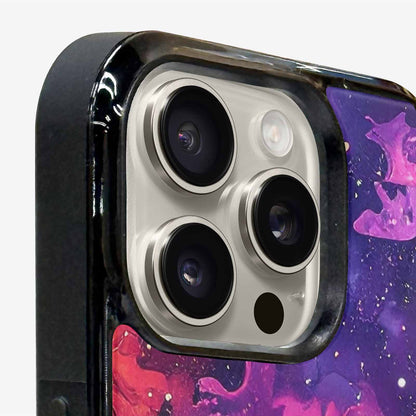 iPhone 16 Pro Max Case — Cosmic Creature And Object Mashup Pattern, Custom Designed Case Cover