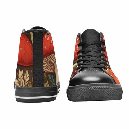 WOMEN'S Mushroom High Top Canvas Vivid Shoes