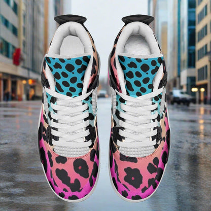 Peacock Green Emerald Custom Bold Art - Freaky Shoes | Custom Art Sneakers