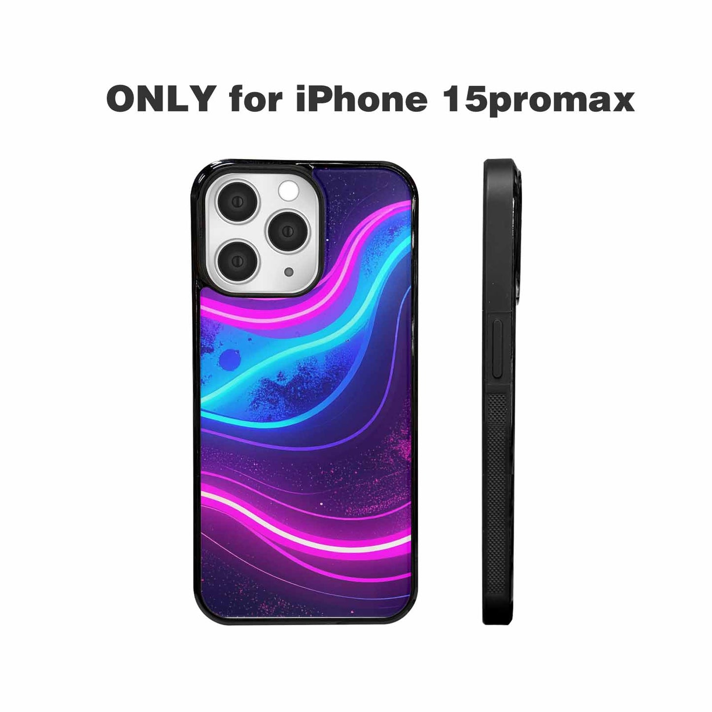 iPhone 15 Pro Max Case — 80s Neon Cartoon Custom, Custom Designed Case Cover