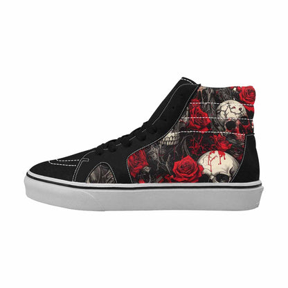 MEN'S Skull Roses High Top Canvas Dreamlike Shoes