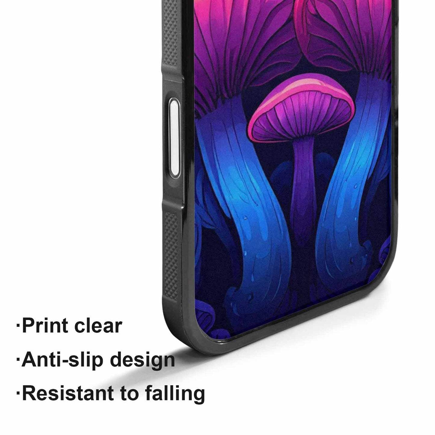 iPhone 17 Case — Psychedelic Mushroom Cartoon Pattern Cartoon Cute, Original Design Phone Case