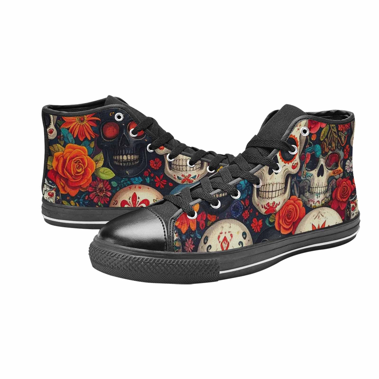 MEN'S Skull High Top Canvas Dreamcore Shoes