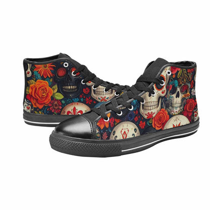 MEN'S Skull High Top Canvas Dreamcore Shoes