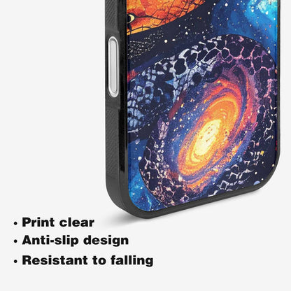iPhone 16 Plus Case — Galaxy Snake Print Custom, Unique Phone Case Design