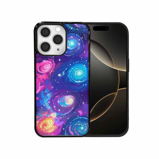 iPhone 15 Pro Max Case — Lotus Galaxy Art Seamless Pattern Vibrant, Original Design Phone Case