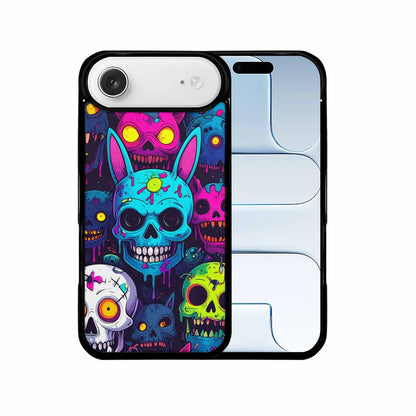 iPhone 17 Air Case — Mixed Toxic Glow Creature Pattern Cartoon, Custom Phone Case