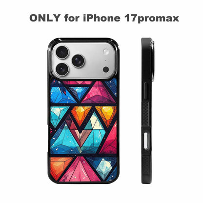 iPhone 17 Pro Max Case — Vintage Summer Diamond Retro Vintage, Unique Phone Case Design