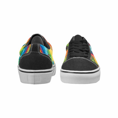 WOMEN'S Melting Aliens Lace-Up Canvas Cottagecore Custom Sneakers