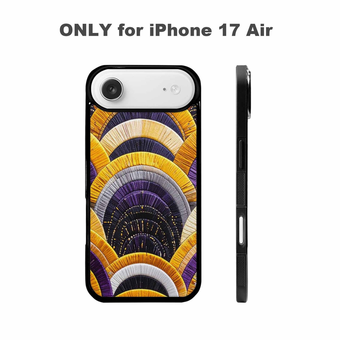 iPhone 17 Air Case — Vivid Camo Nonbinary Pride Camo, Custom Designed Case Cover