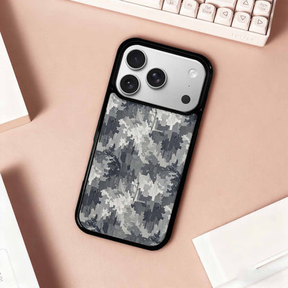 iPhone 17 Pro Case — Small Military Camouflage Blotch Pattern Camo, Customized Protective Case