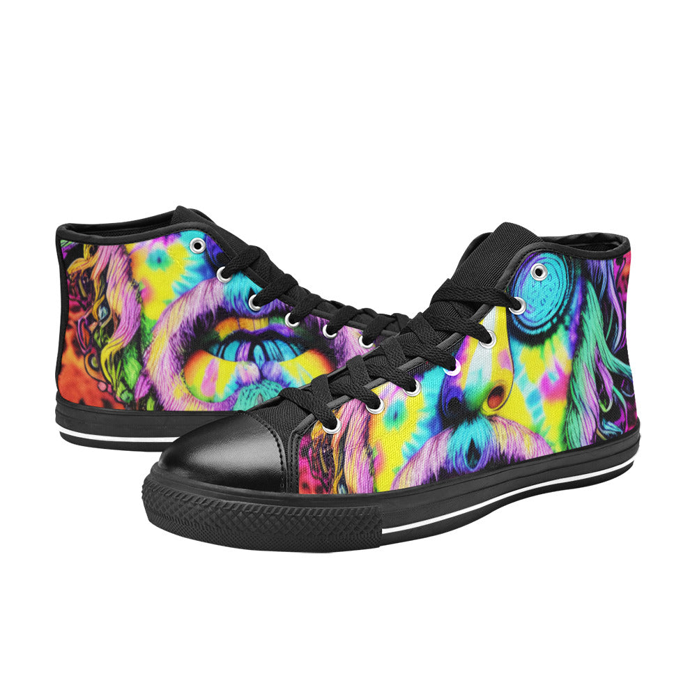 MEN'S Cc Canvas Classic Tie High Top Canvas Aesthetic Custom Shoes