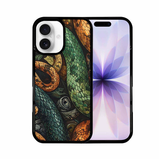 iPhone 17 Case — Small Snake Skin Reptile Original Art, Custom Designed Case Cover