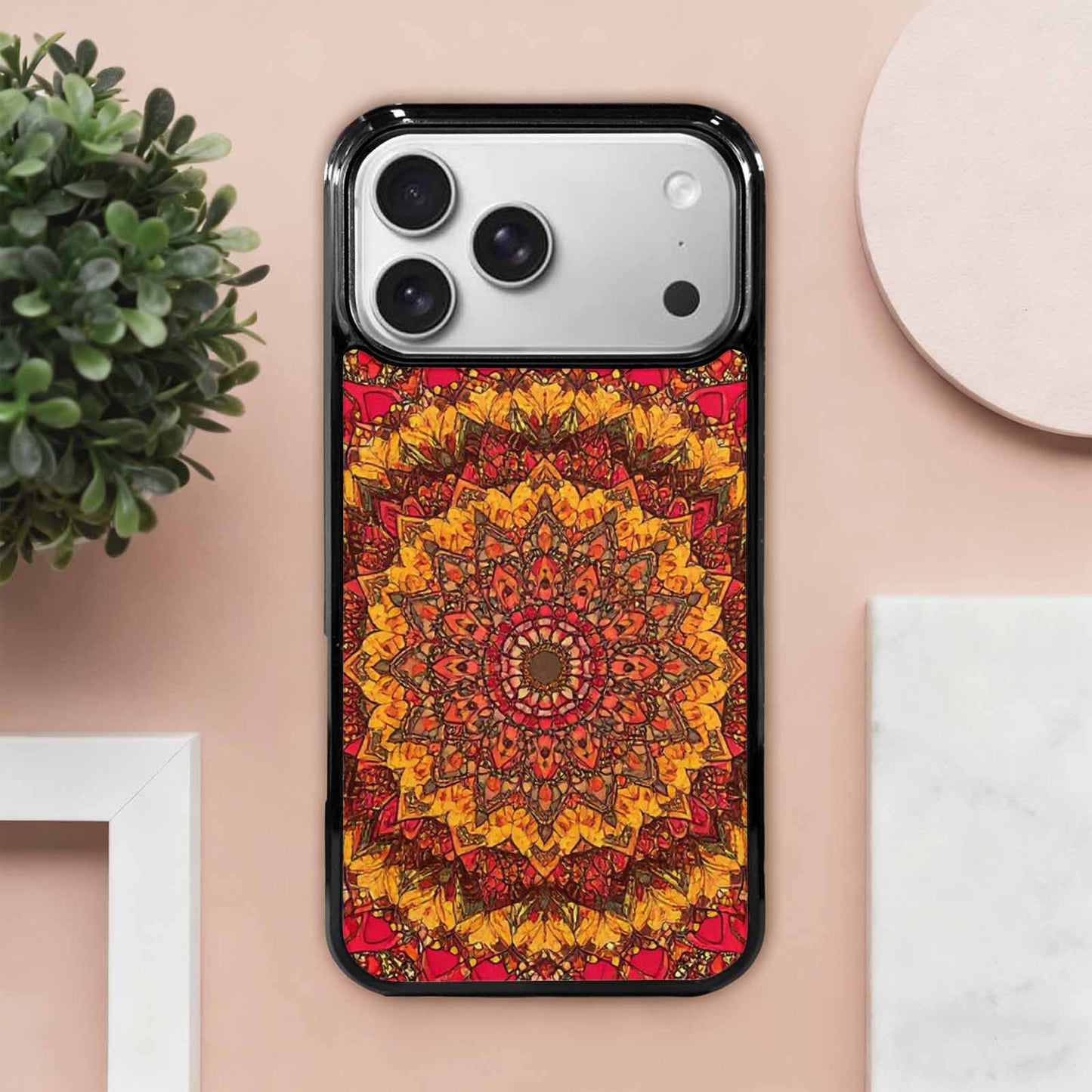 iPhone 17 Pro Max Case — Mandala Lions Original Art, Original Design Phone Case