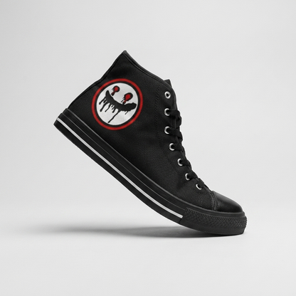 MEN'S Clean Logo Face Art Custom Sneakers | Freaky Shoes®
