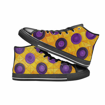 MEN'S Intersex Flag Color High Top Canvas Y2K Custom Sneakers