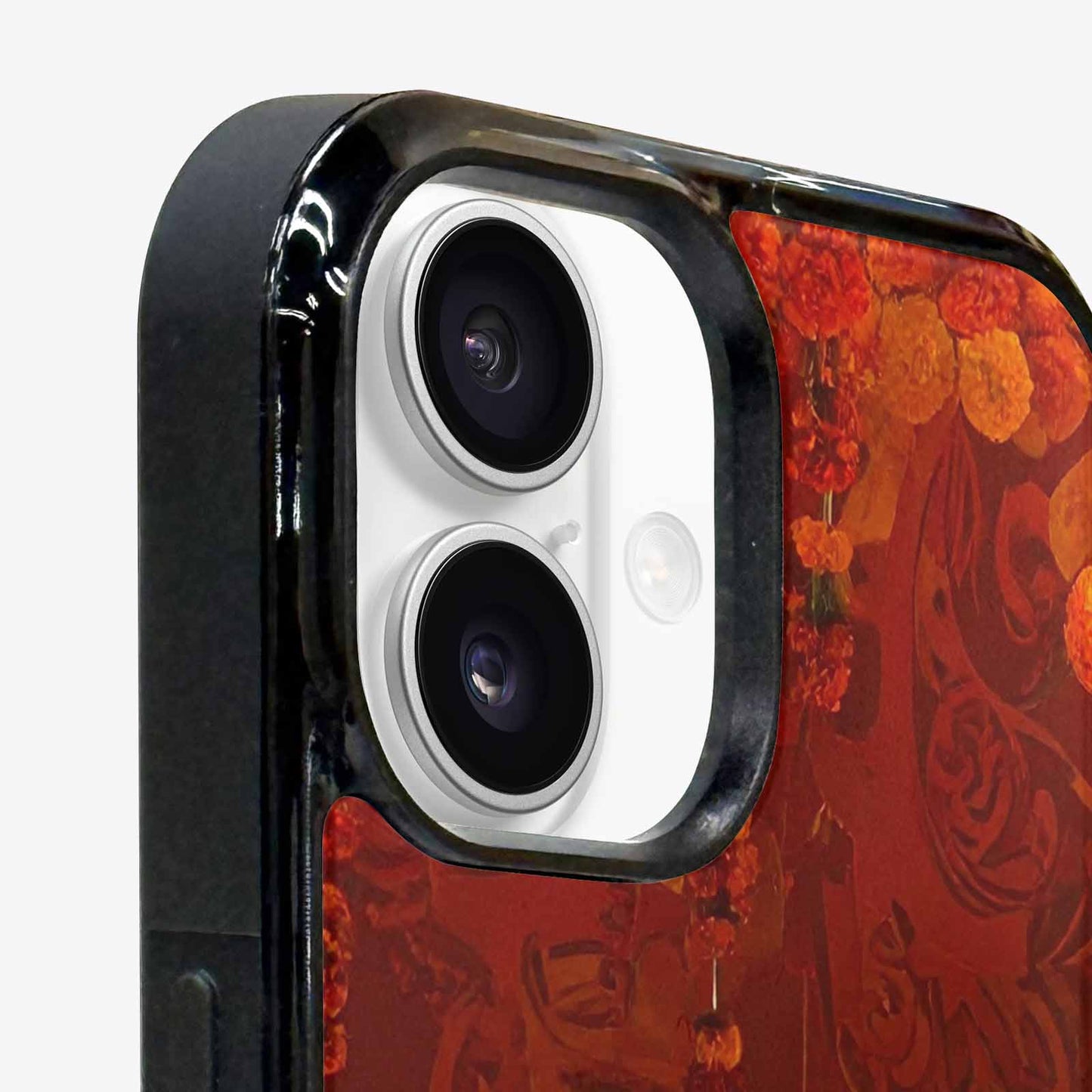 iPhone 16 Plus Case — Marigold Day Of The Dead Marigold, Unique Phone Case Design
