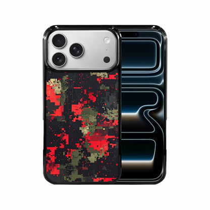 iPhone 17 Pro Max Case — Small Military Camouflage Blotch Camo, Custom Designed Case Cover