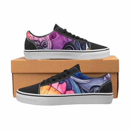 WOMEN'S Tie Lace-Up Canvas Vivid Sneakers