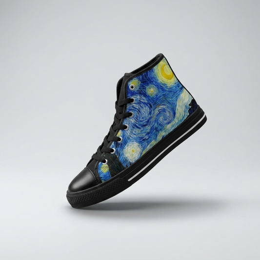 WOMEN'S Starry Night Custom Sneakers (II) | Freaky Shoes®