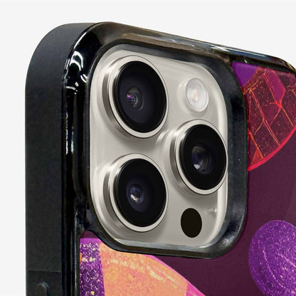 iPhone 16 Pro Max Case — 1970s Disco Art Pattern, Custom Printed Phone Case