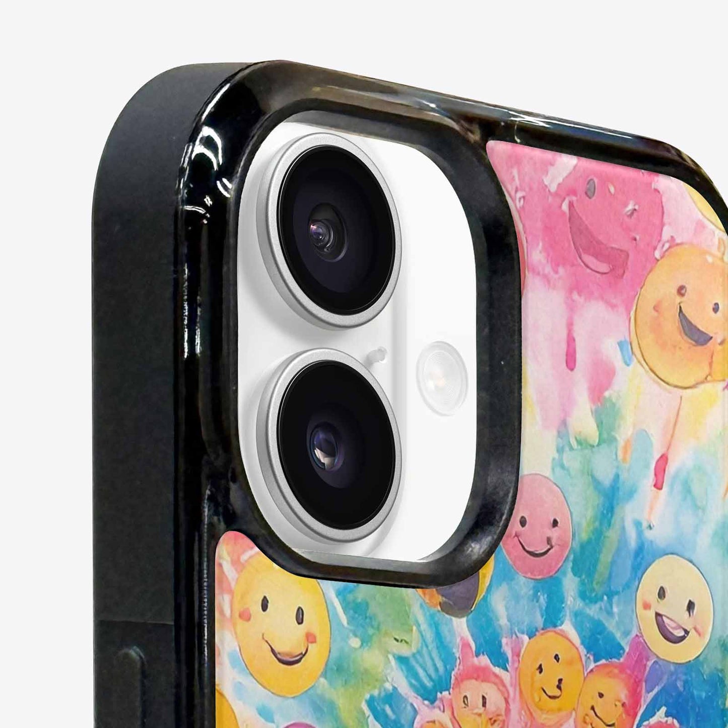 iPhone 16 Case — Smiley Facessmiley Faces Tie D, Custom Print Case Cover