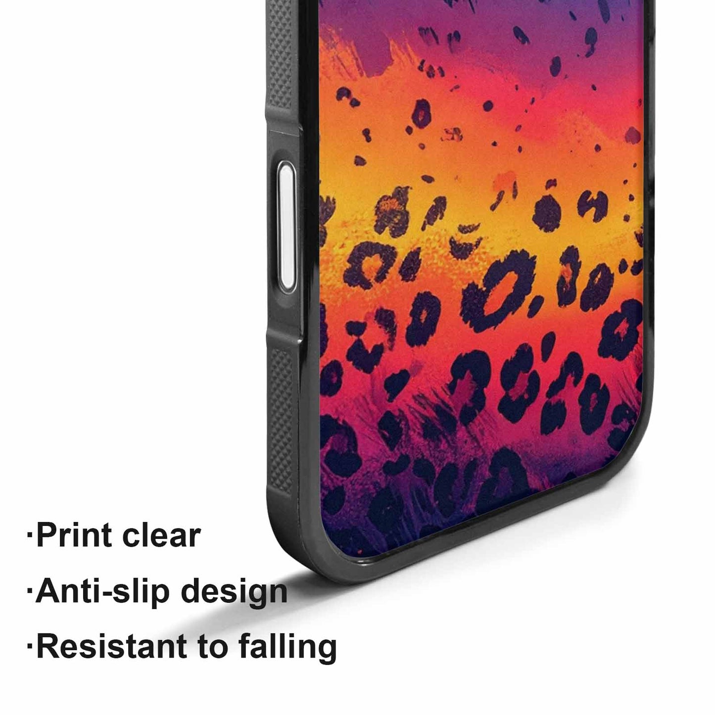 iPhone 17 Case — Leopard Print Gradient Animal Print, Custom Printed Phone Case