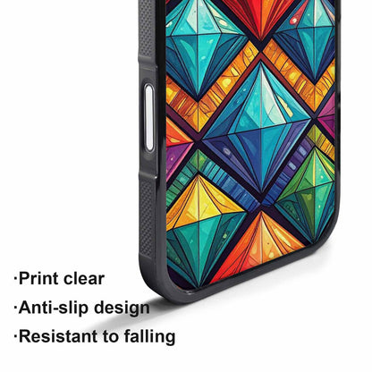 iPhone 17 Pro Case — Vintage Summer Diamond Retro Vintage, Custom Phone Case