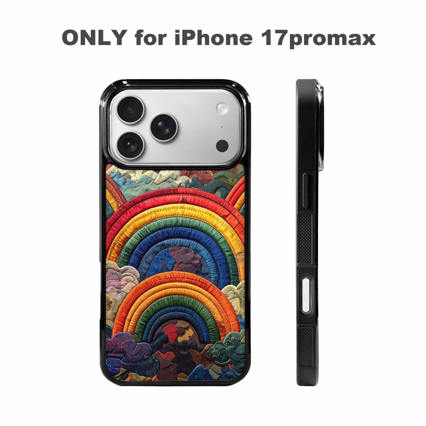 iPhone 17 Pro Max Case — Vivid Camo Rainbow Camo, Personalized Phone Case