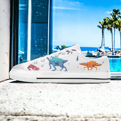 Dino Print Art Women - Freaky Shoes®