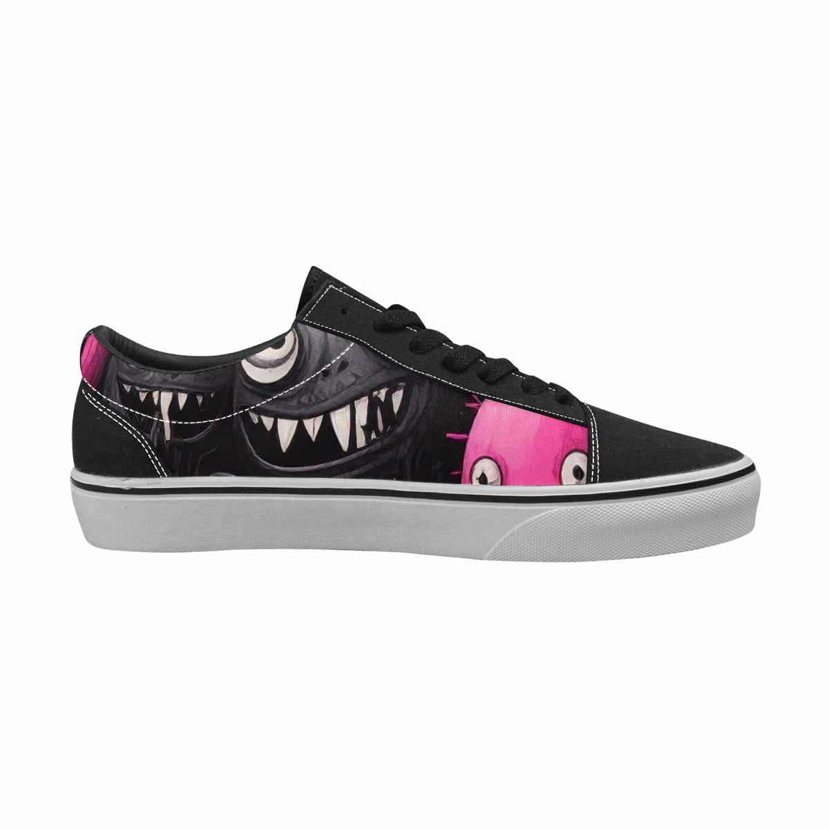 WOMEN'S Monsters (general) Lace-Up Canvas Dark Academia Custom Sneakers