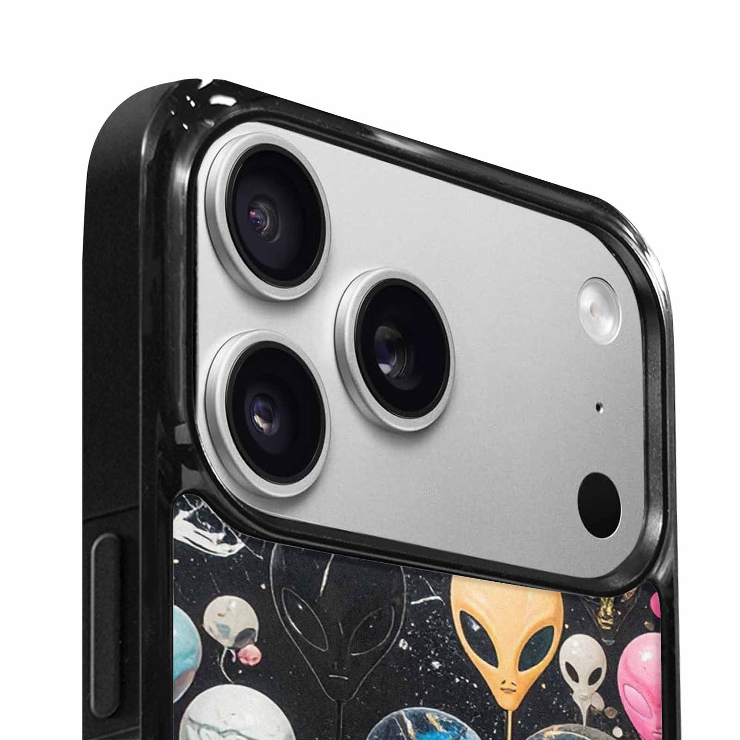 iPhone 17 Pro Max Case — Aliens Marblealiens Pattern Alien Scifi, Custom Made Phone Cover