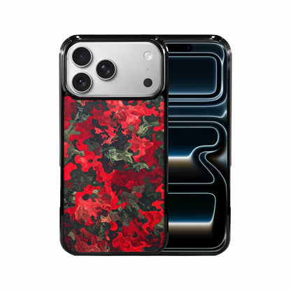 iPhone 17 Pro Max Case — Small Military Camouflage Blotch Camo, Custom Phone Case